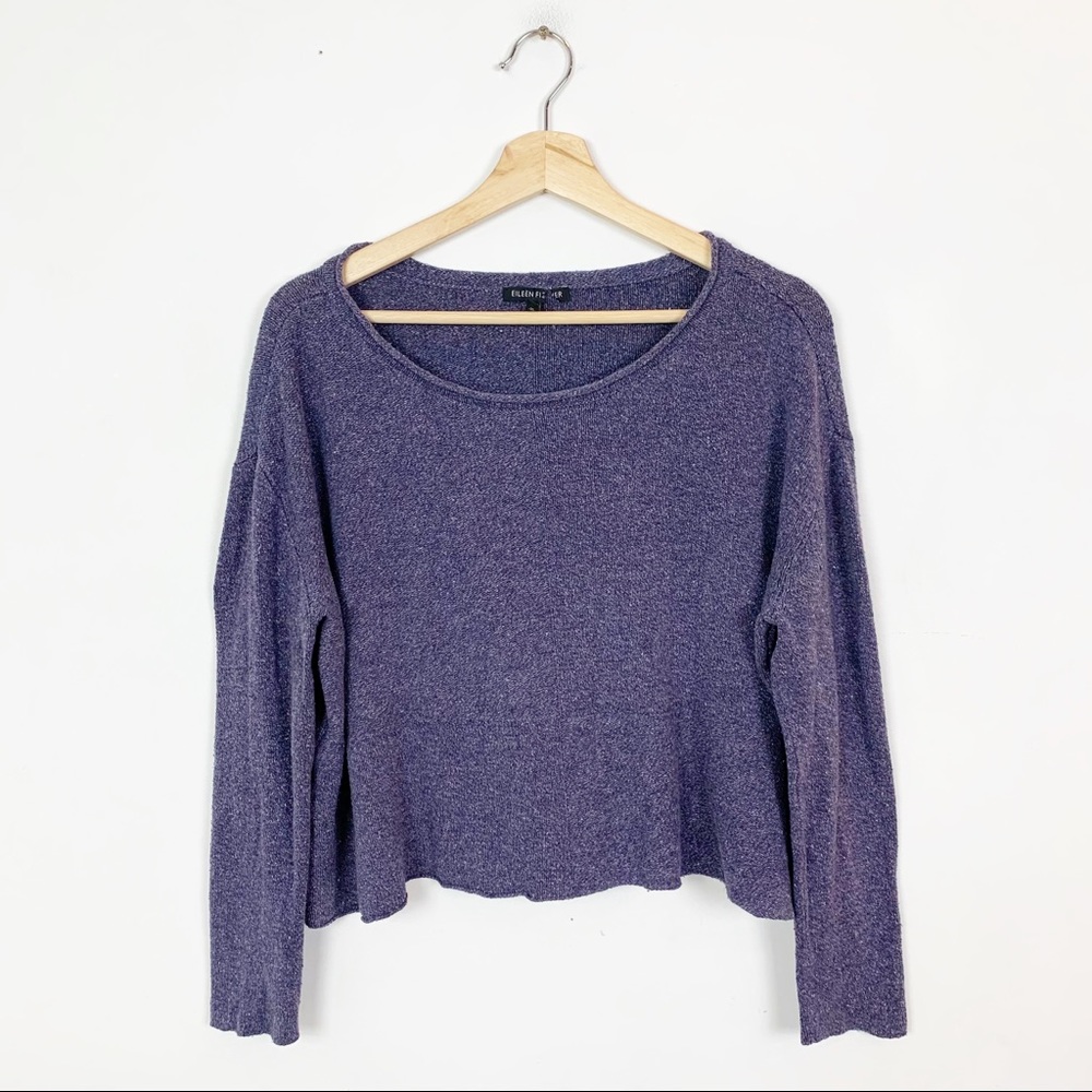 EILEEN FISHER Silk Blend Knit Oversized Sweater S